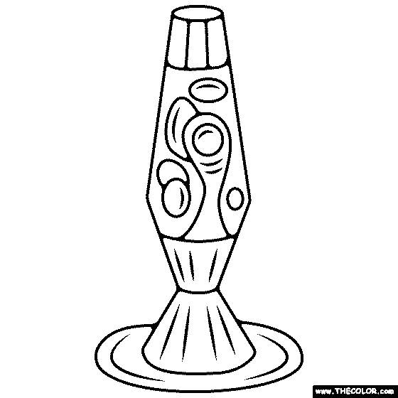 lava lamp coloring pages