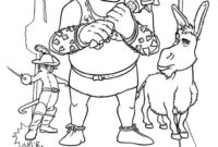 shrek forever after coloring pages