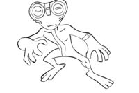 alien coloring pages