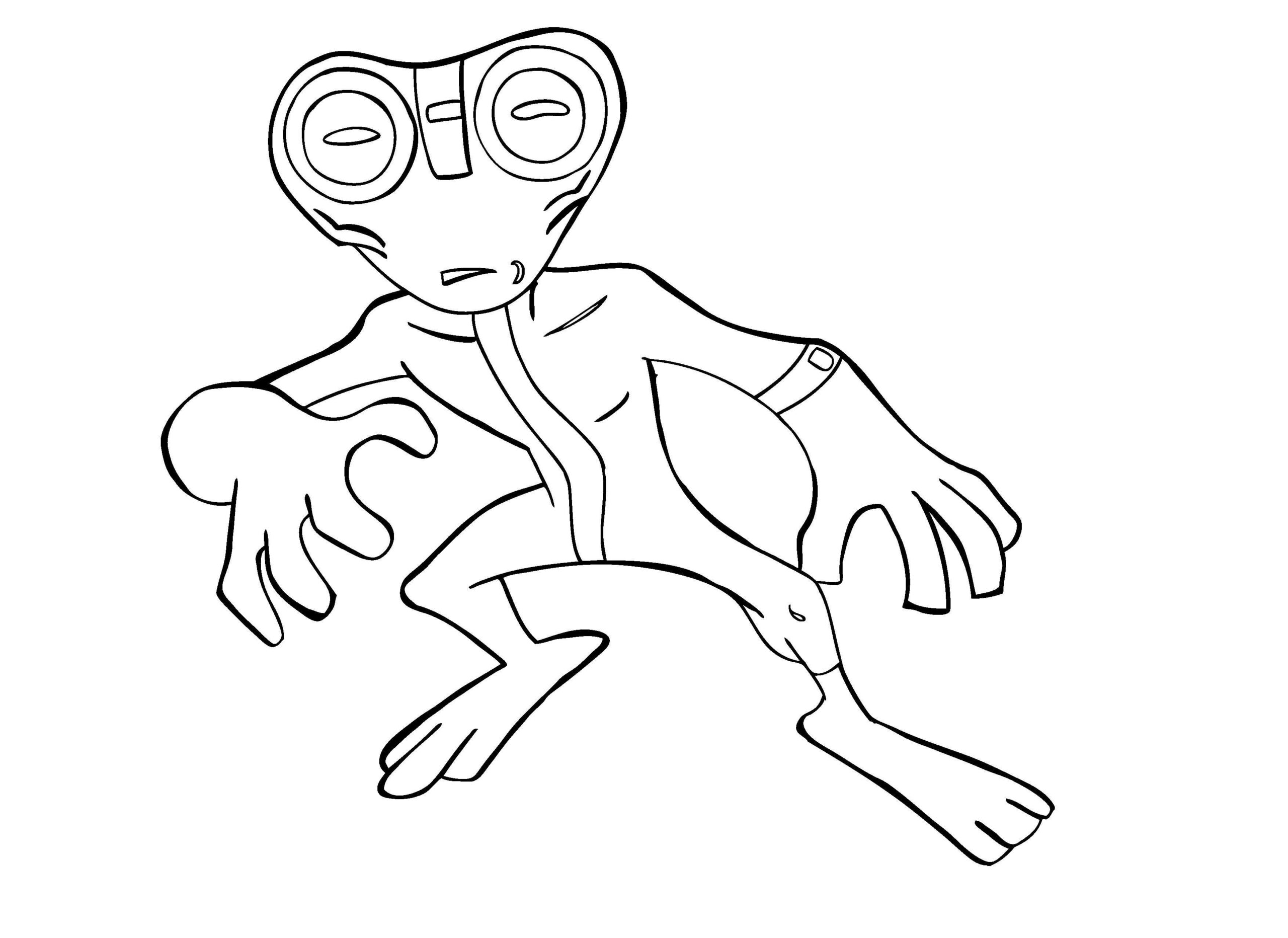 alien coloring pages