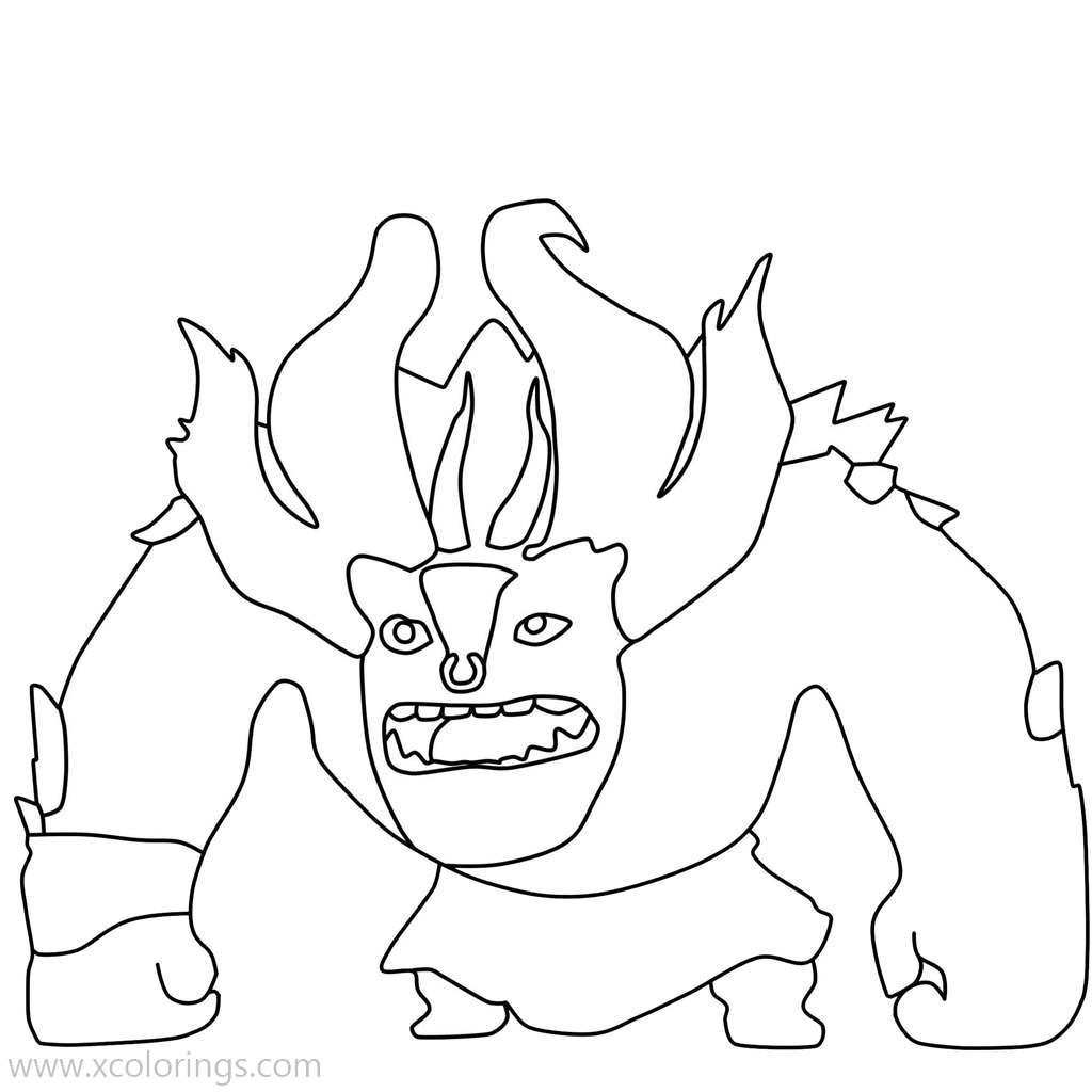 troll hunters coloring pages