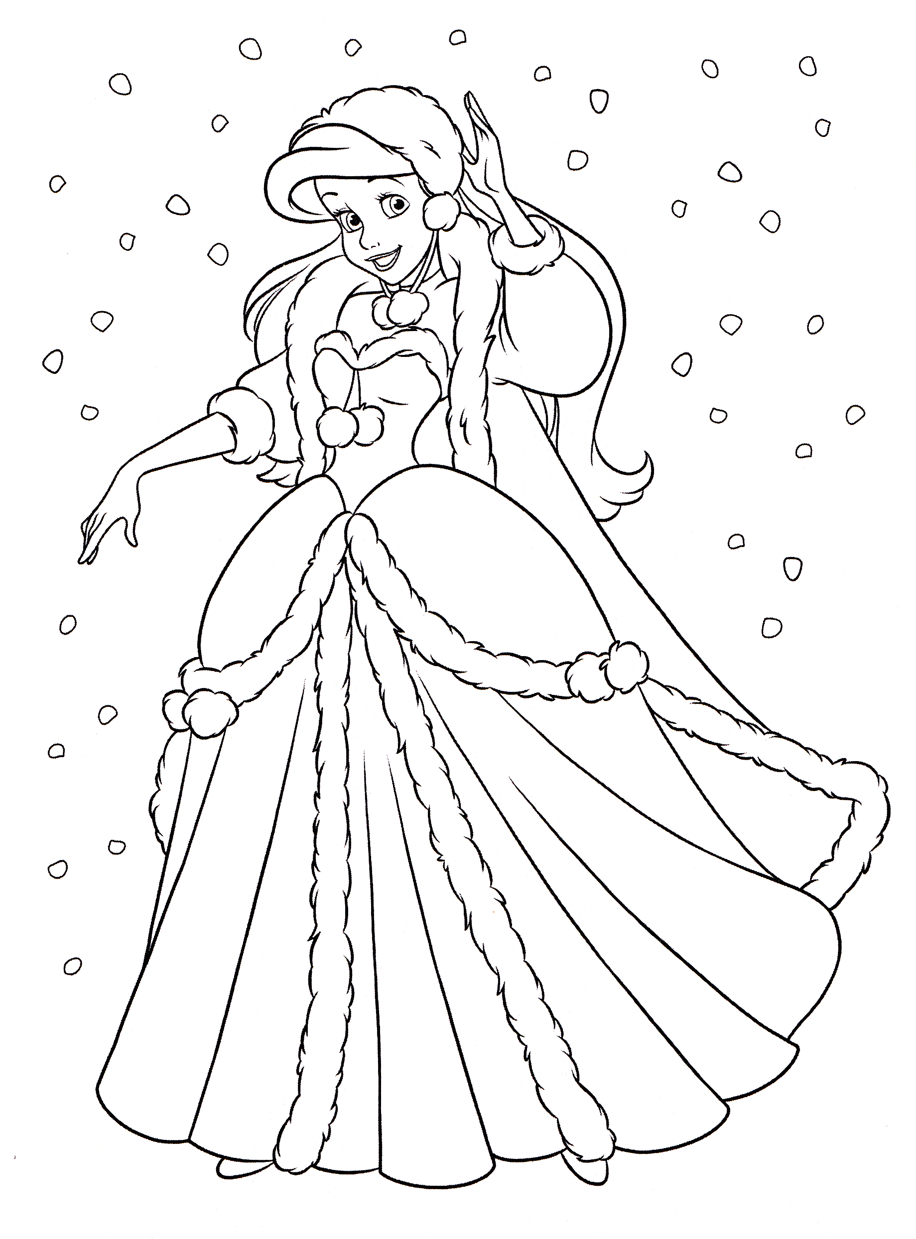 disney princess coloring pages ariel