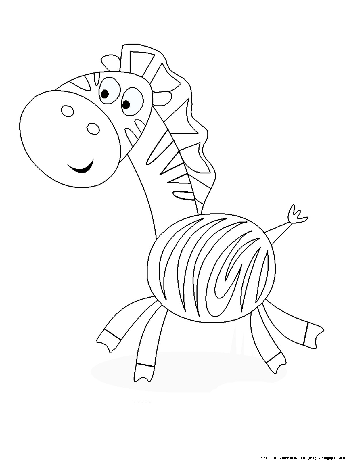 zebra coloring pages printable