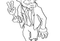 zombies 1 coloring pages