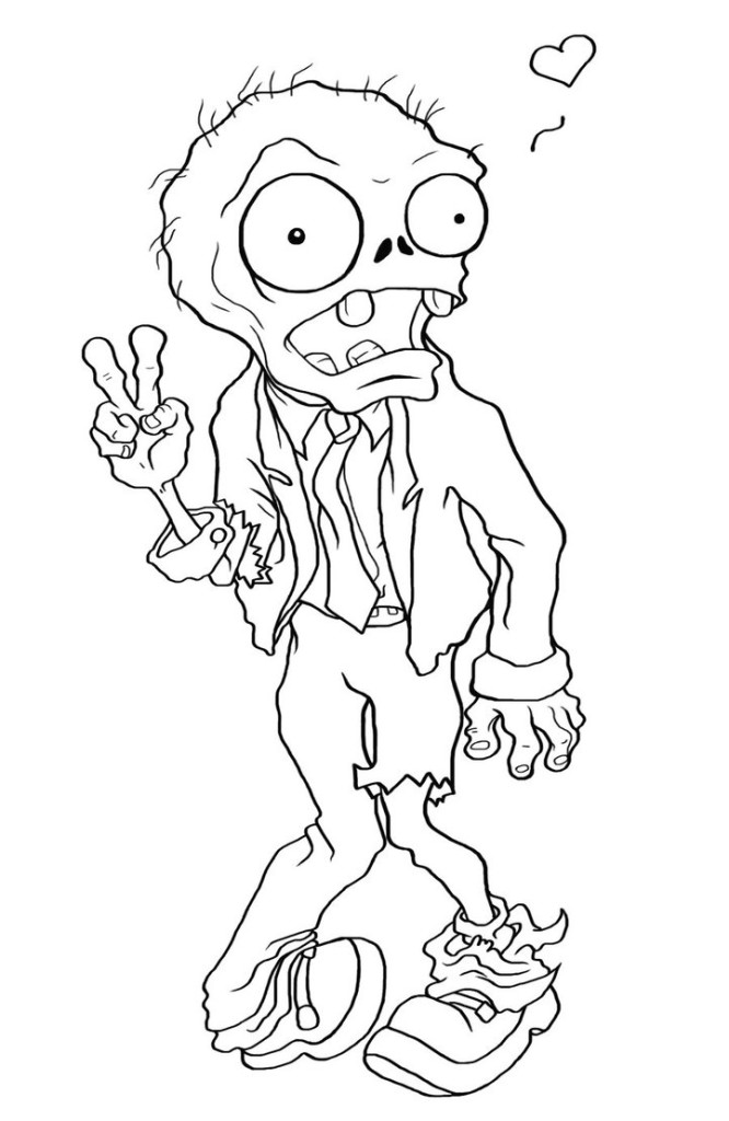 free printable zombie coloring pages coloring home - free printable