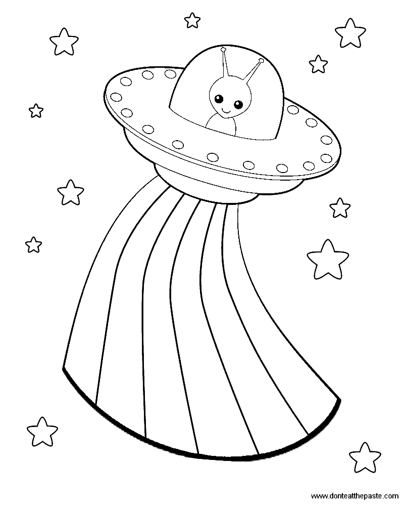 alien coloring pages printable