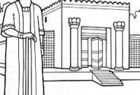 coloring pages solomon 039 s temple furniture