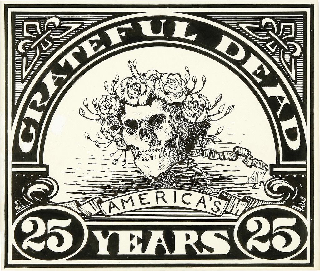 grateful dead coloring page