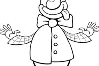 clown coloring pages