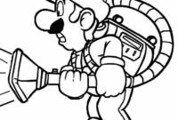 luigi coloring pages