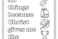 philippians 4 13 coloring page