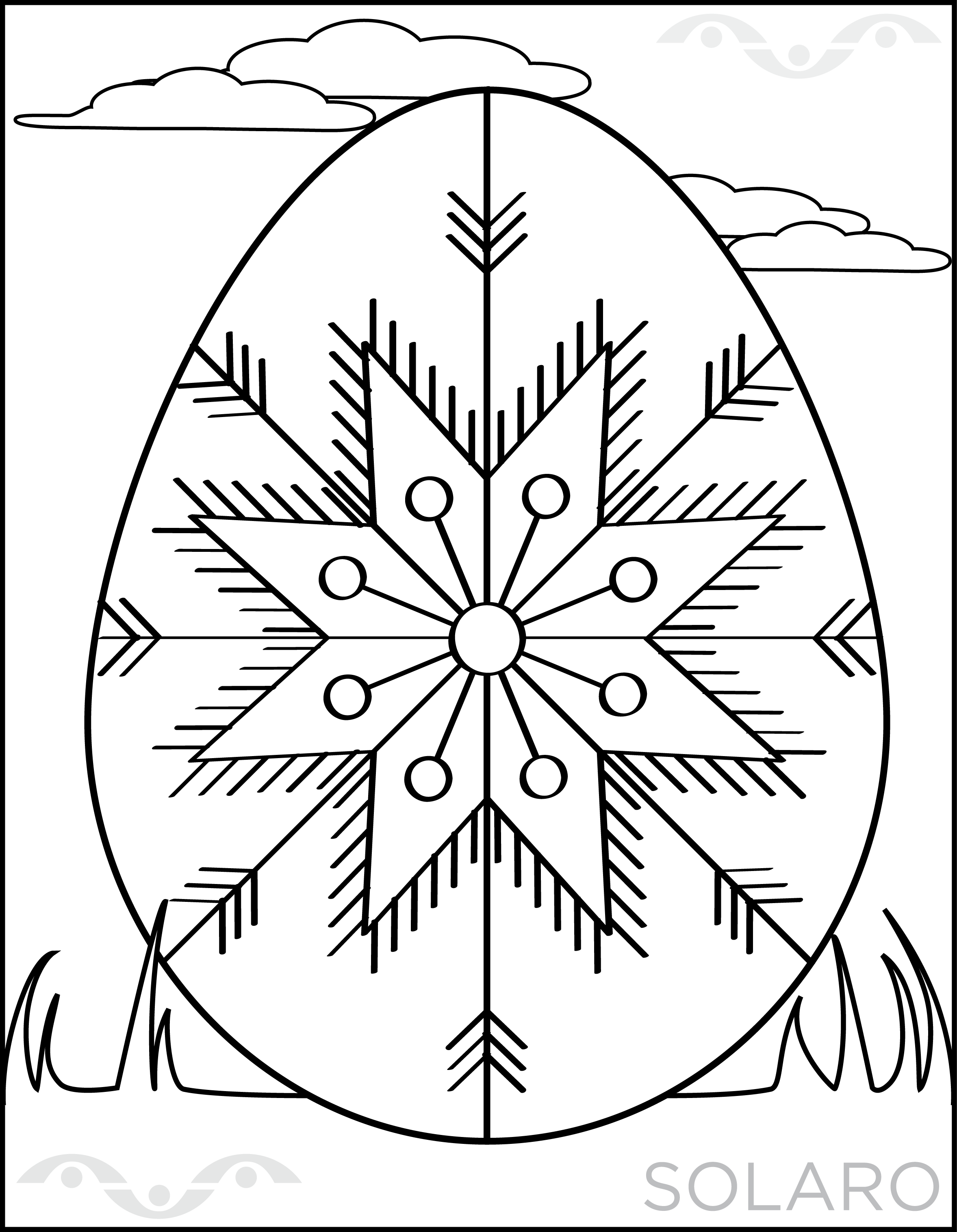 pysanky coloring pages