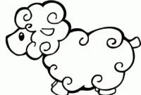 sheep coloring pages free