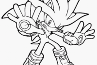 shadow from sonic coloring pages