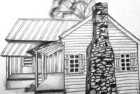 log cabin coloring pages