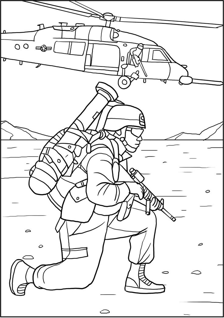 marine coloring page