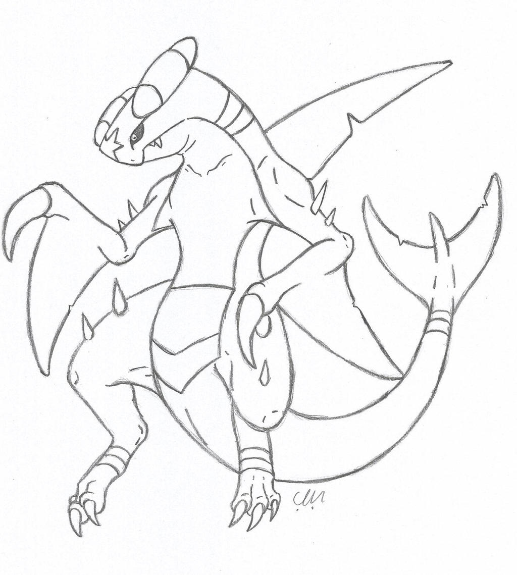 garchomp coloring pages