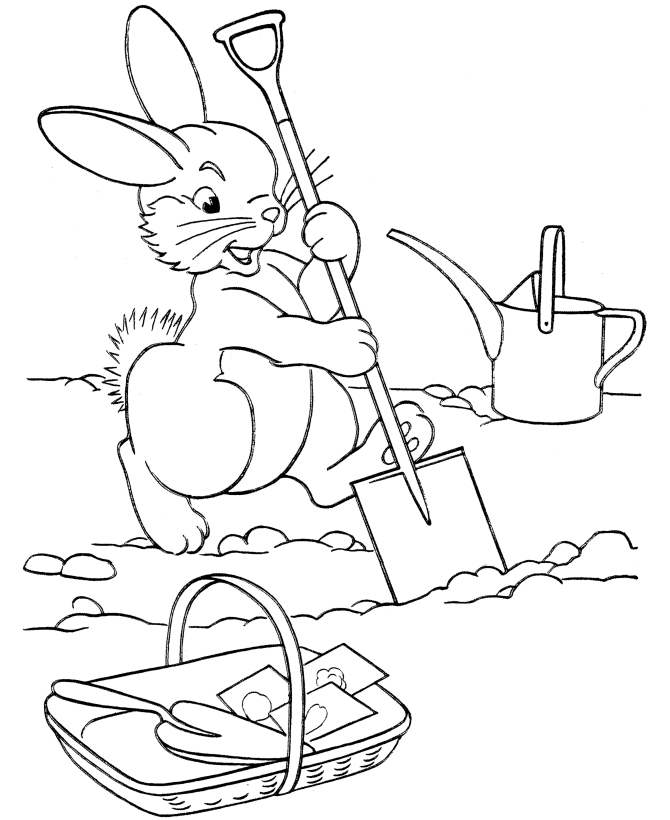 Gardening coloring pages to download and print for free