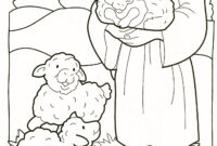 jesus the good shepherd coloring pages