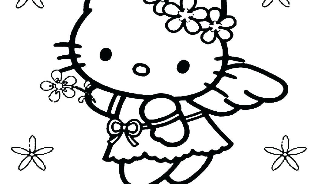 kitty mermaid coloring pages