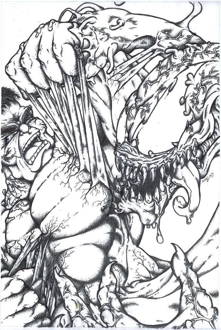 venom hulk coloring pages