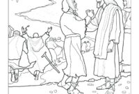 jesus and his disciples coloring pages