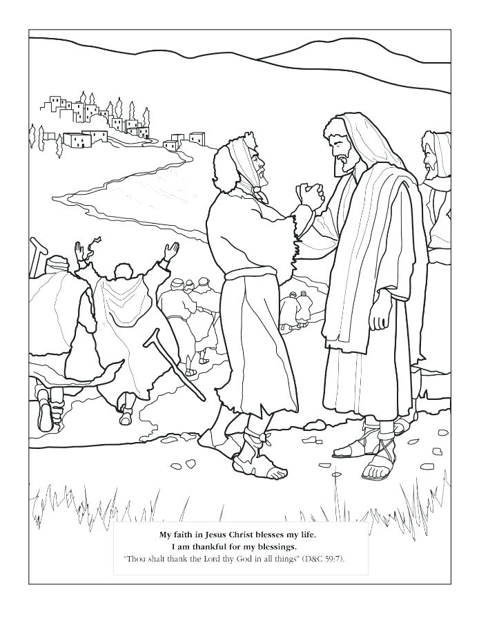 jesus and his disciples coloring pages