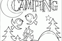 printable camping coloring pages