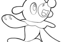 popplio coloring page