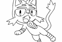 litten pokemon coloring pages