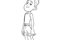 luca coloring pages alberto