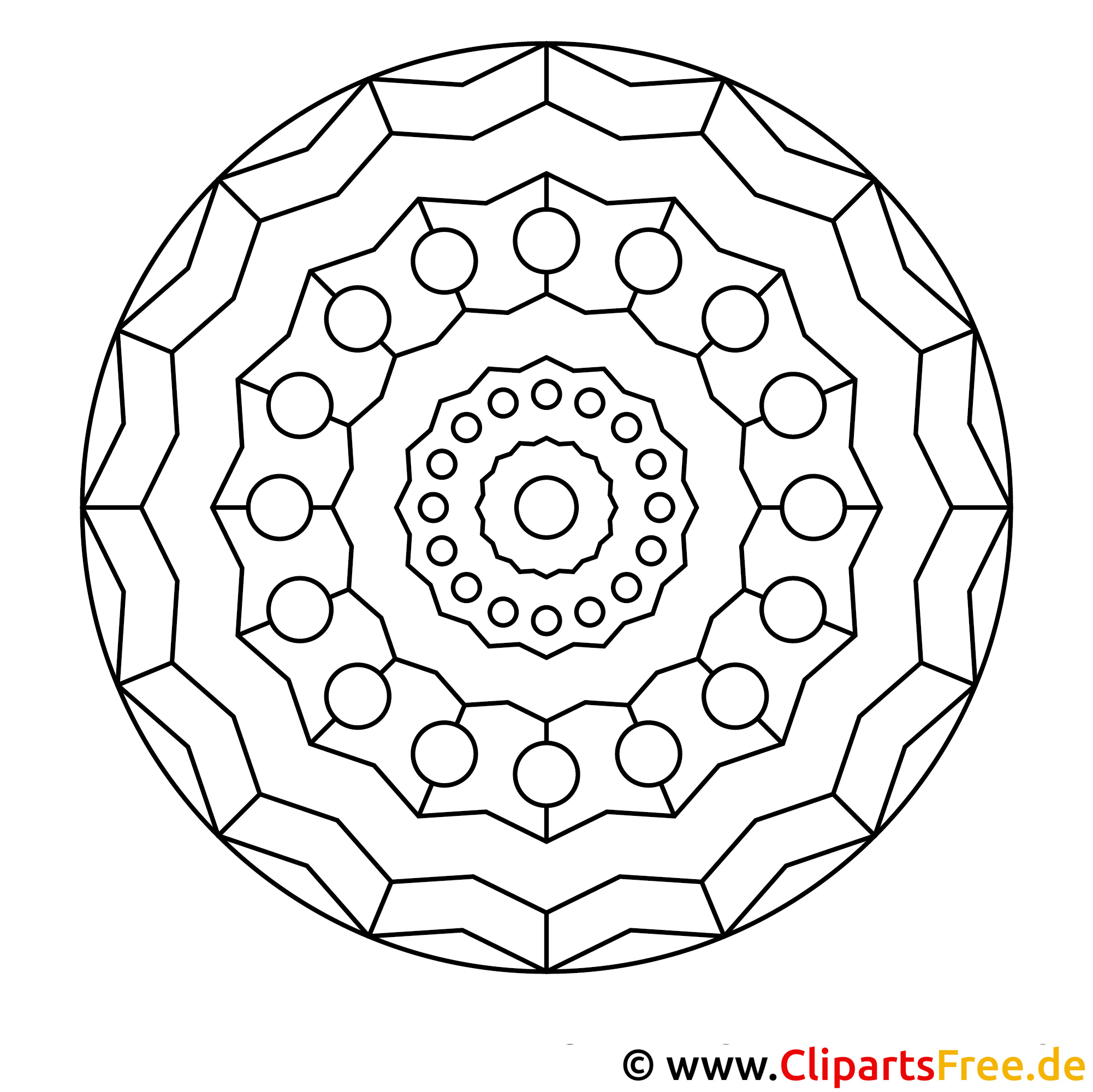 ausmalen mandala