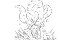 naruto coloring pages nine tailed fox