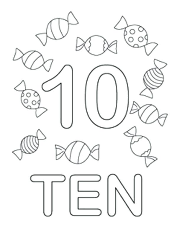 1 10 coloring page