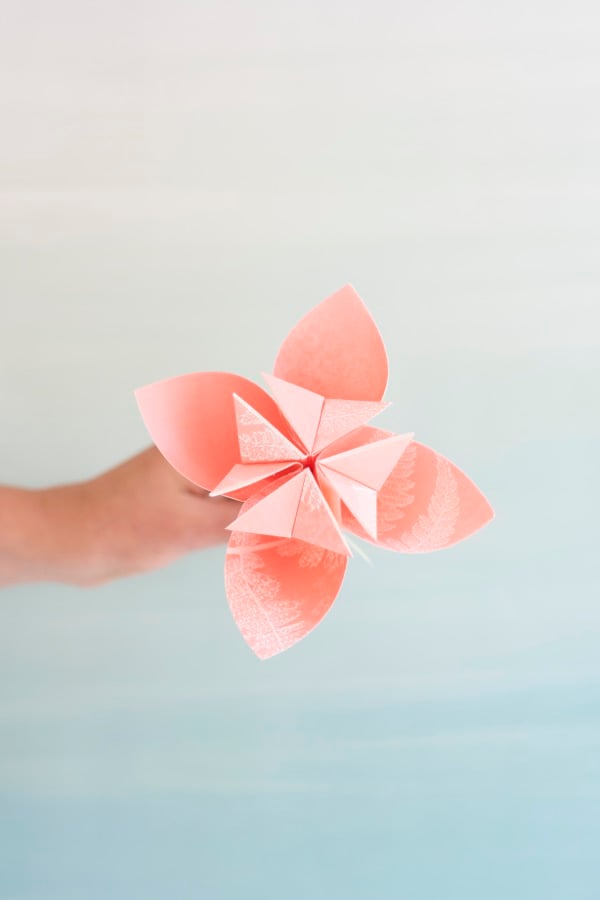 blume falten origami