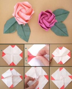 origami blume einfach