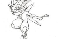 greninja pokemon coloring pages