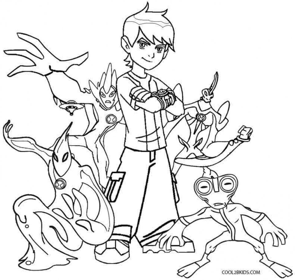 Get This Printable Ben 10 Coloring Pages Online mnbb11