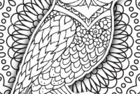 black and white coloring pages for adults