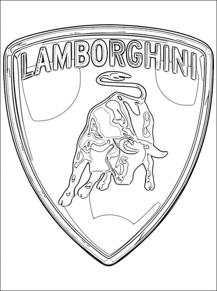 lambo coloring pages printable