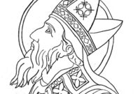 coloring pages of saints