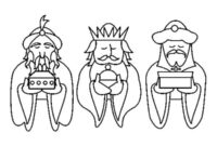 3 kings coloring page