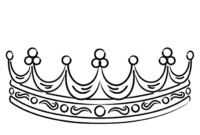 tiara coloring pages