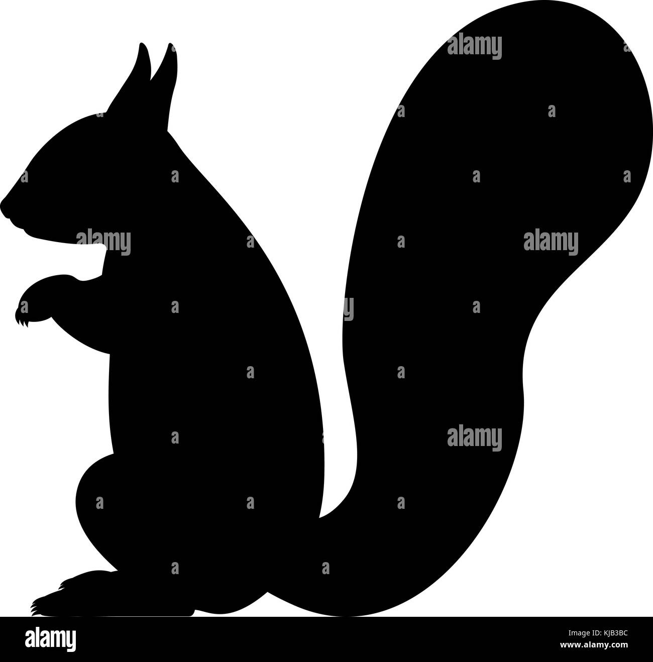 eichhörnchen silhouette