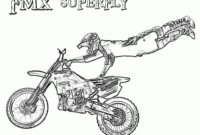 mountain bike coloring page