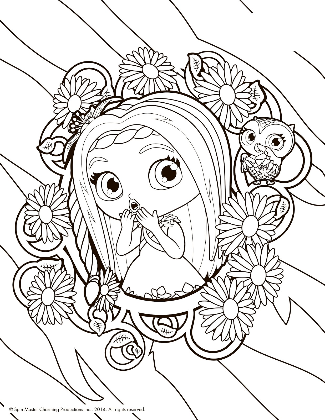 little charmers coloring pages