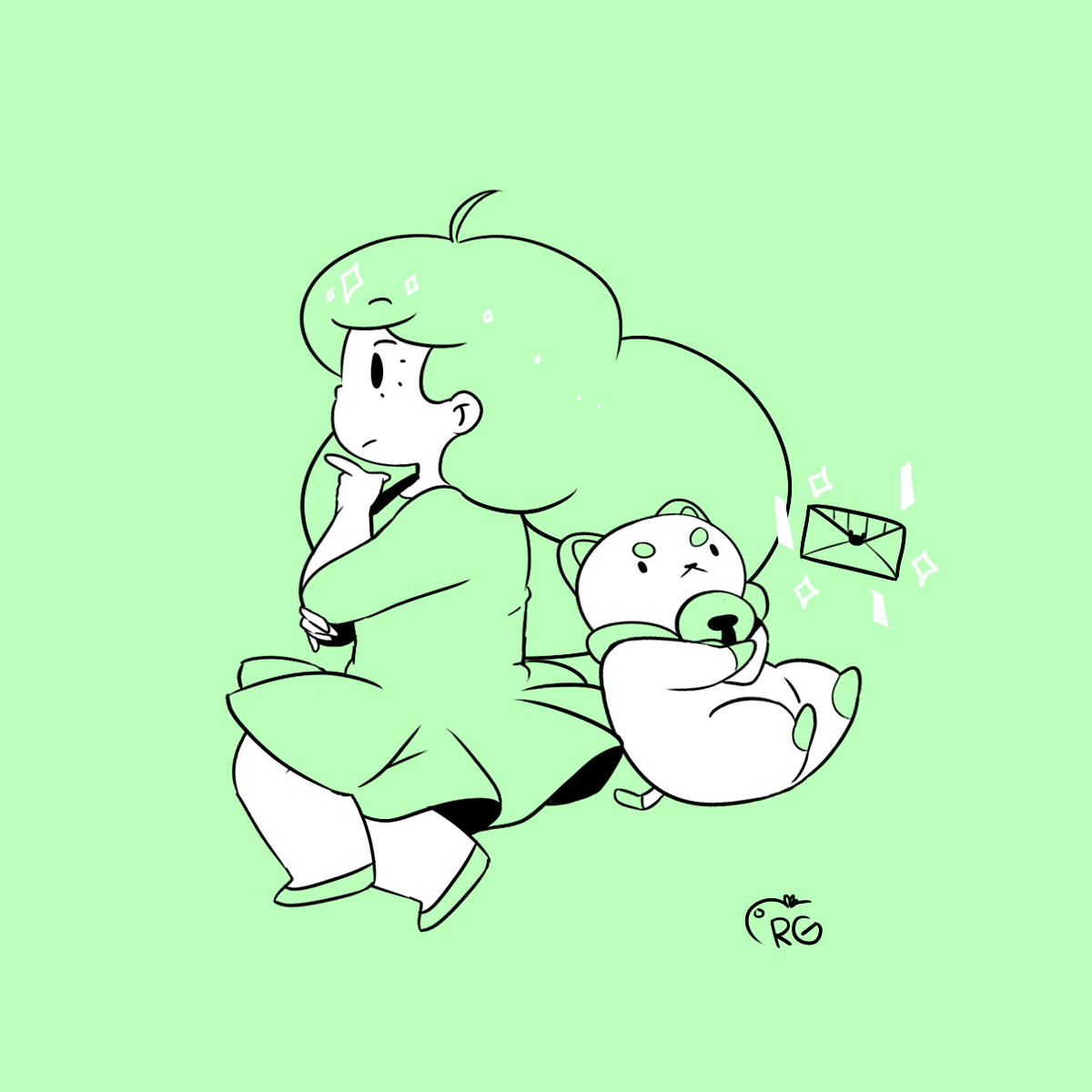 bee and puppycat coloring pages