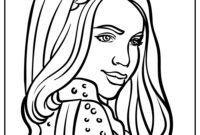 descendants 3 coloring page