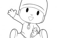 pocoyo and friends pocoyo coloring pages