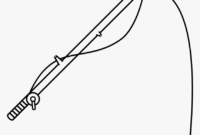 fishing pole coloring page